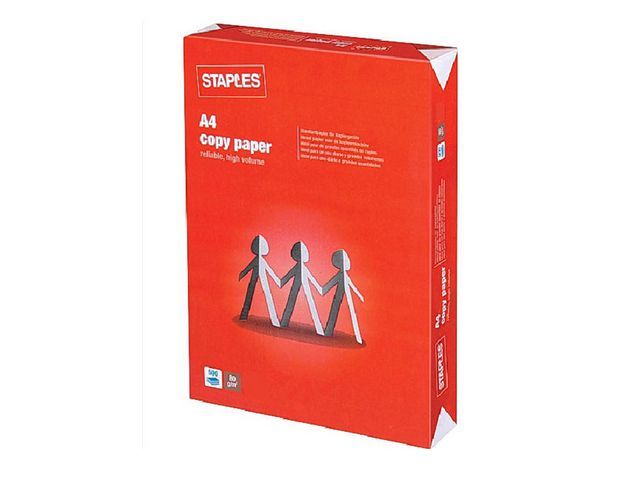 Staples Copy papier A4, 80 g/mu00b2 (pak 500 vel)