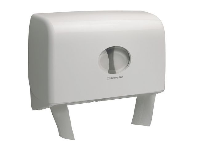 AQUARIUS Duo Mini Jumborol Toilettissue Dispenser wit