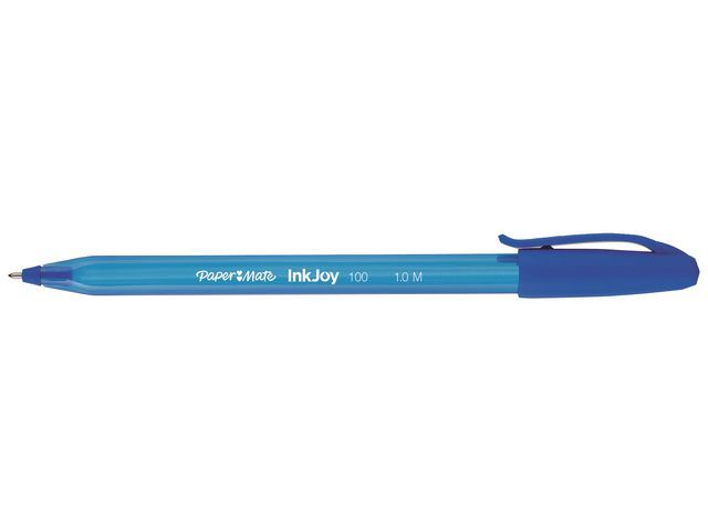 Balpen Inkjoy 100 1,0 mm, blauw (pak 50 stuks)