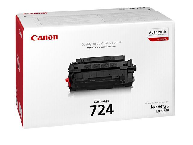 Toner Canon CRG-724 zwart