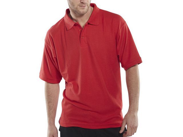 Poloshirt rood S