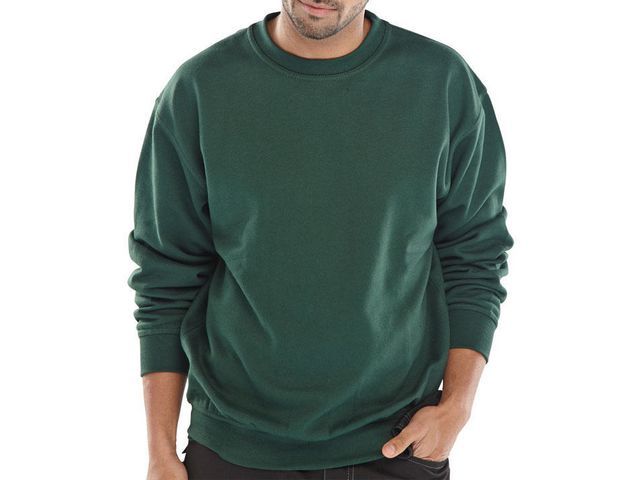 Sweatshirt flessen groen XL