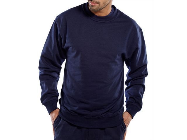 Sweatshirt navy blauw 4XL