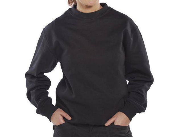 Sweatshirt zwart L