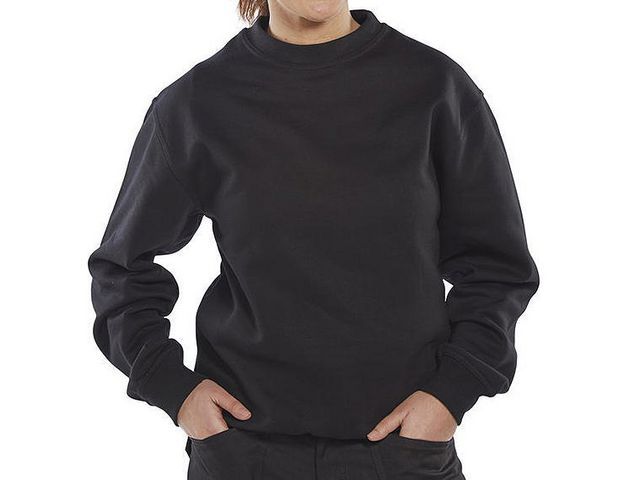 Sweatshirt zwart XL