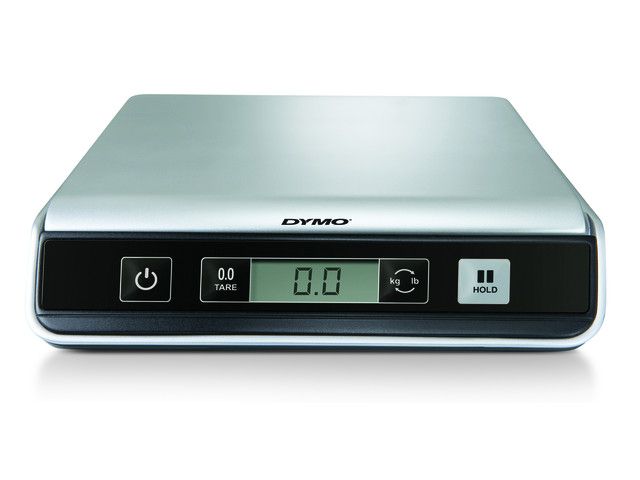 Dymo USB postweegschalen Cap. 10 kg, Afmetingen platform 20 x 20 cm, Zilver