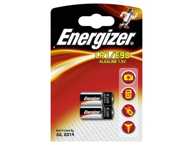 Batterij Energizer E90/LR1/pak 2