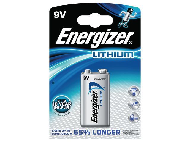 Batterij Energizer Ultimate Lithium 9V