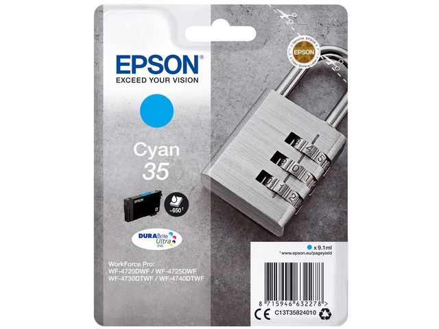 Inkjet Epson T35824010 cyaan(35)/bl1