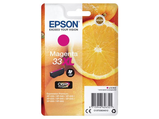 Inkjet Epson T33634012 Magenta(33XL)