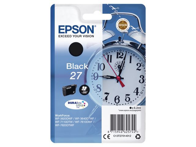 Inkjet Epson T27014012 zwart(27)