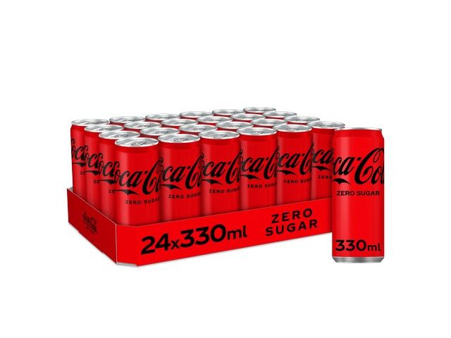 Frisdrank Coca-Cola zero 0,33l stg bl/24