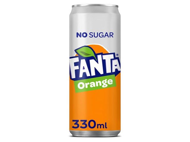 Frisdrank Fanta oran.zero 0,33l stg b/24