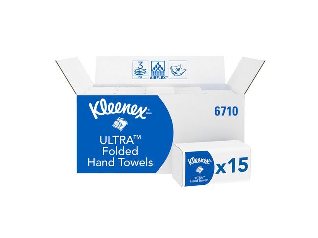 Handdoek Kleenex Ultra 3L wt/ds15x96