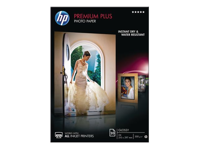 Papier A4 HP premium+ gloss CR672A/pk20v