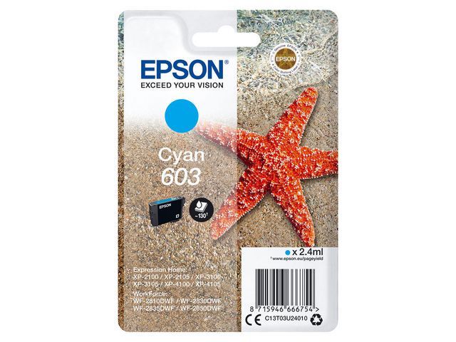 Inkjet Epson 603 cyan