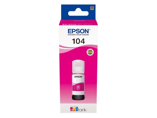 Inkjet Epson EcoTank 104 65 ml magenta