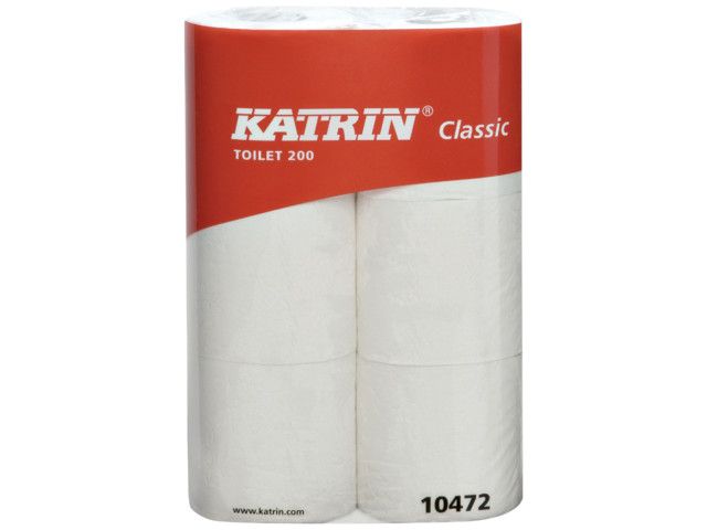 KATRIN CLASSIC toiletpapier 2 laags, 25 mtr (pak 8 x 6 rollen)