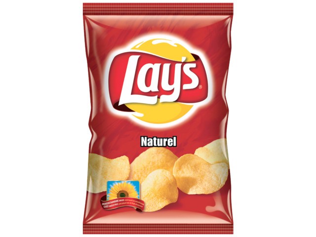 Chips Lays naturel/doos 8x175gram