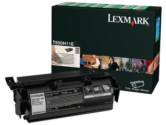 LEXMARK Toner T650H11E X651 25K zwart T650H11E zwart X651 25K