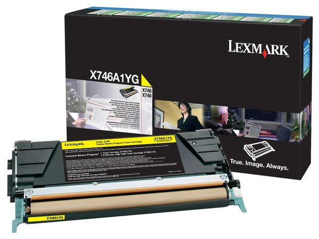 Toner Lexmark X746 X748 7K geel