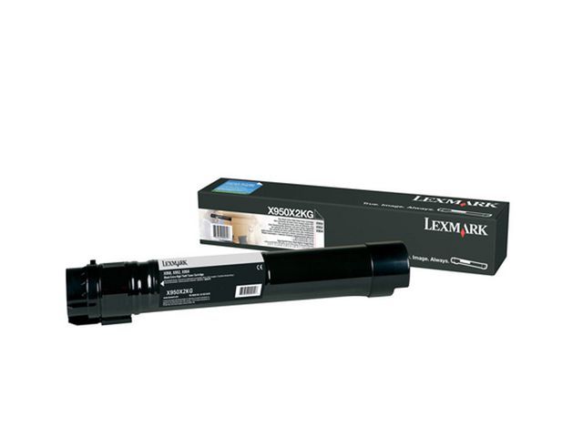 Toner Lexmark X950X2KG HC 32K zwart
