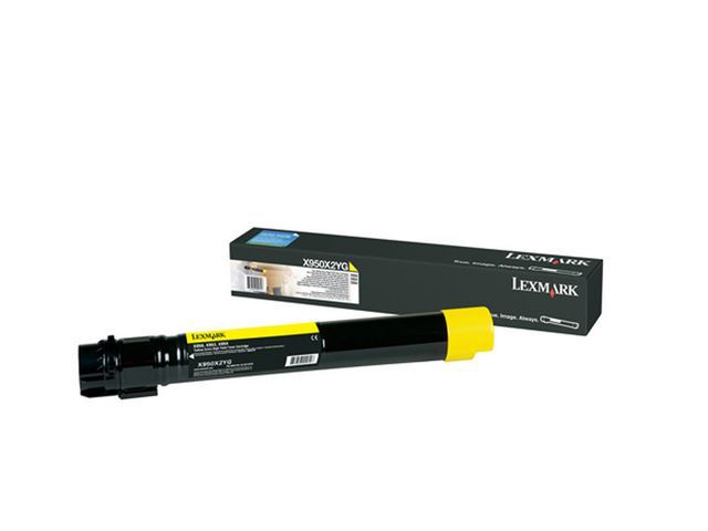 Toner Lexmark X950X2YG HC 22K geel