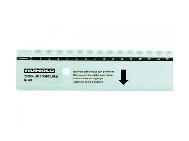Liniaal Rumold 659 100cm aluminium