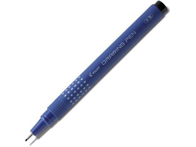 Fineliner Pilot Drawing Pen 0,5 zw/ds12