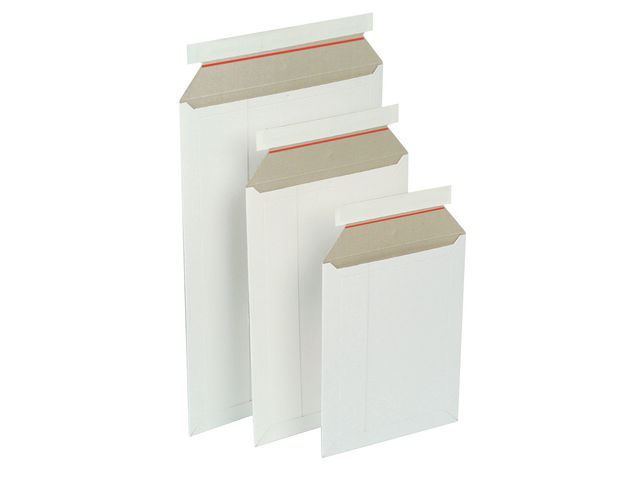 Pressel Kartonnen envelop zelfklevend, 265x210mm, wit (doos 100 stuks)