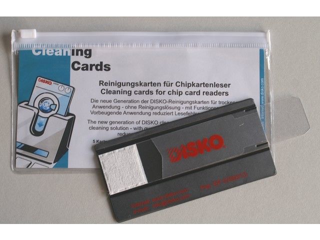 Reinigingskaart Disko 1533 Chipcard/pk 3