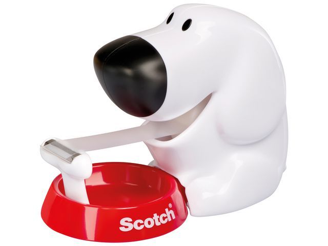 Plakbanddispenser Scotch Hond (+tape)