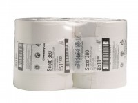 Scott® Midi Jumbo Toiletpapier, 2-laags, 380 m, Wit (pak 6 rollen)