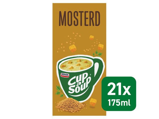 Soep Cup-a-soup Unox mosterd/pk21