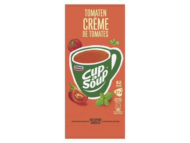 Soep Cup-a-soup Unox tomaat cr./pk21