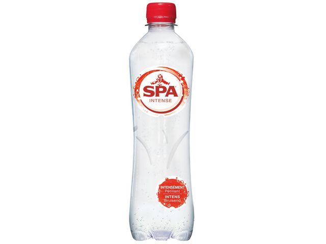 SPA Mineraalwater Intense, 0,5 liter per petfles (pak 24 stuks)