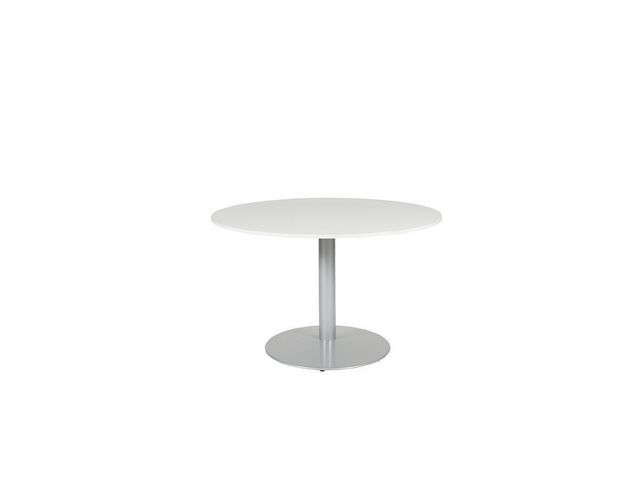 Tafel Linesto 120 rond wit/a 25mm