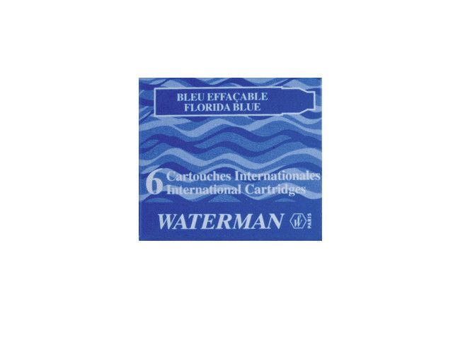 Waterman Vullingen Vulpen Kort Blauw (package 6 each)